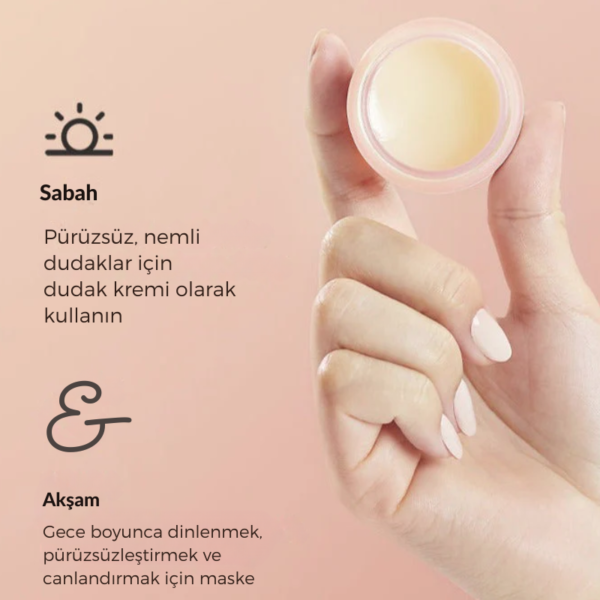 Balancium Ceramide Dudak Yağı Uyku Maskesi 20 gr - Görsel 4